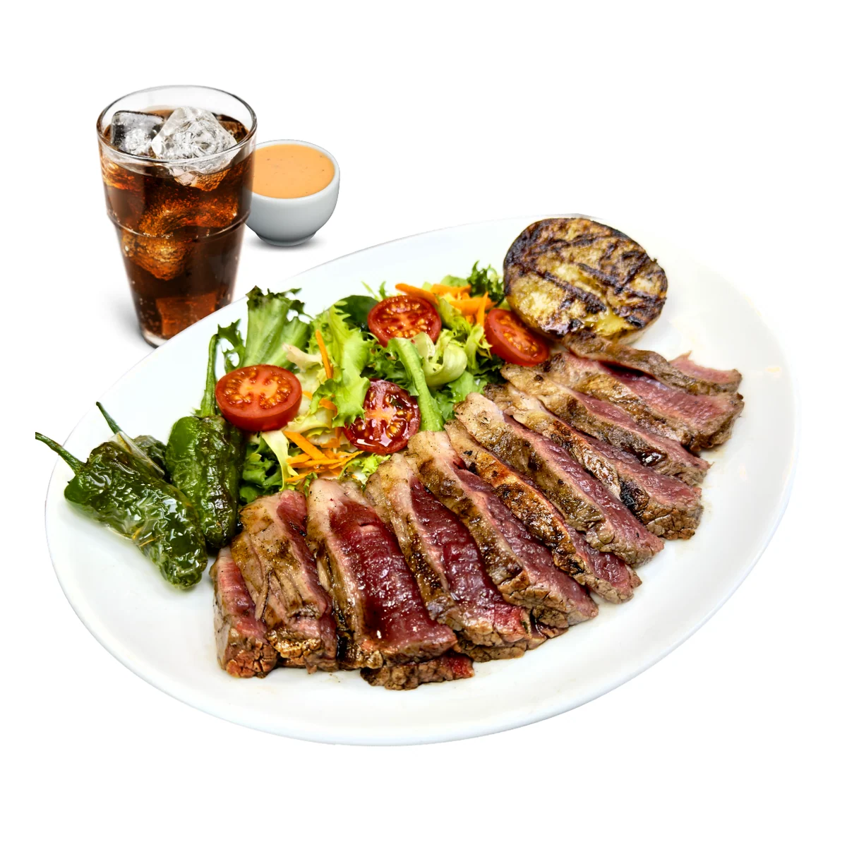 Bavette de bœuf grillée